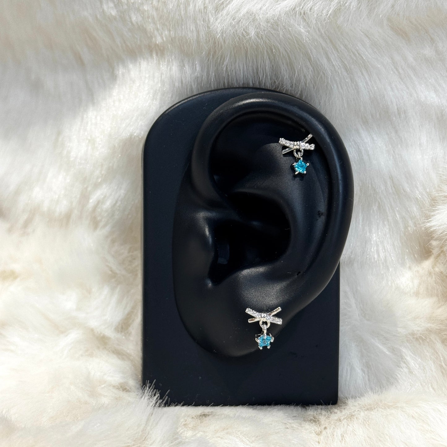 Blue Bow Star