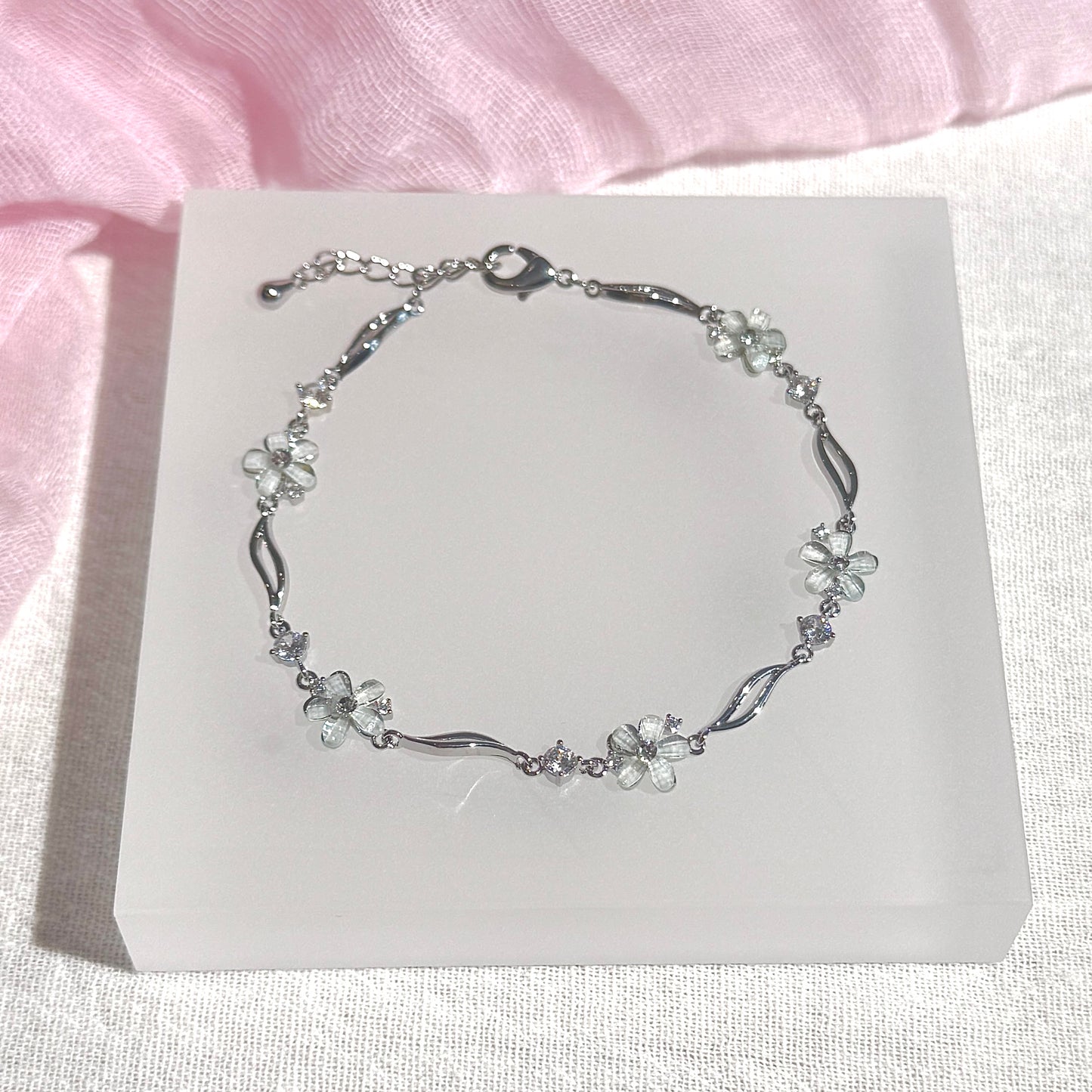 Glass Blossom Bracelet