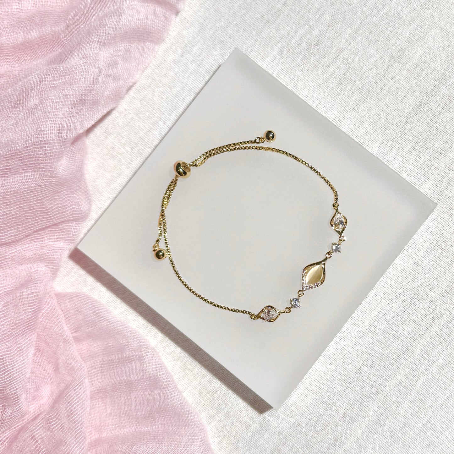 Mirror Drop Bracelet