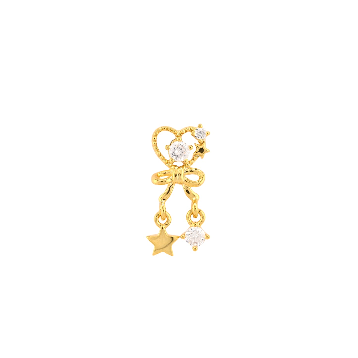 Sweetheart Bow Charm Drop