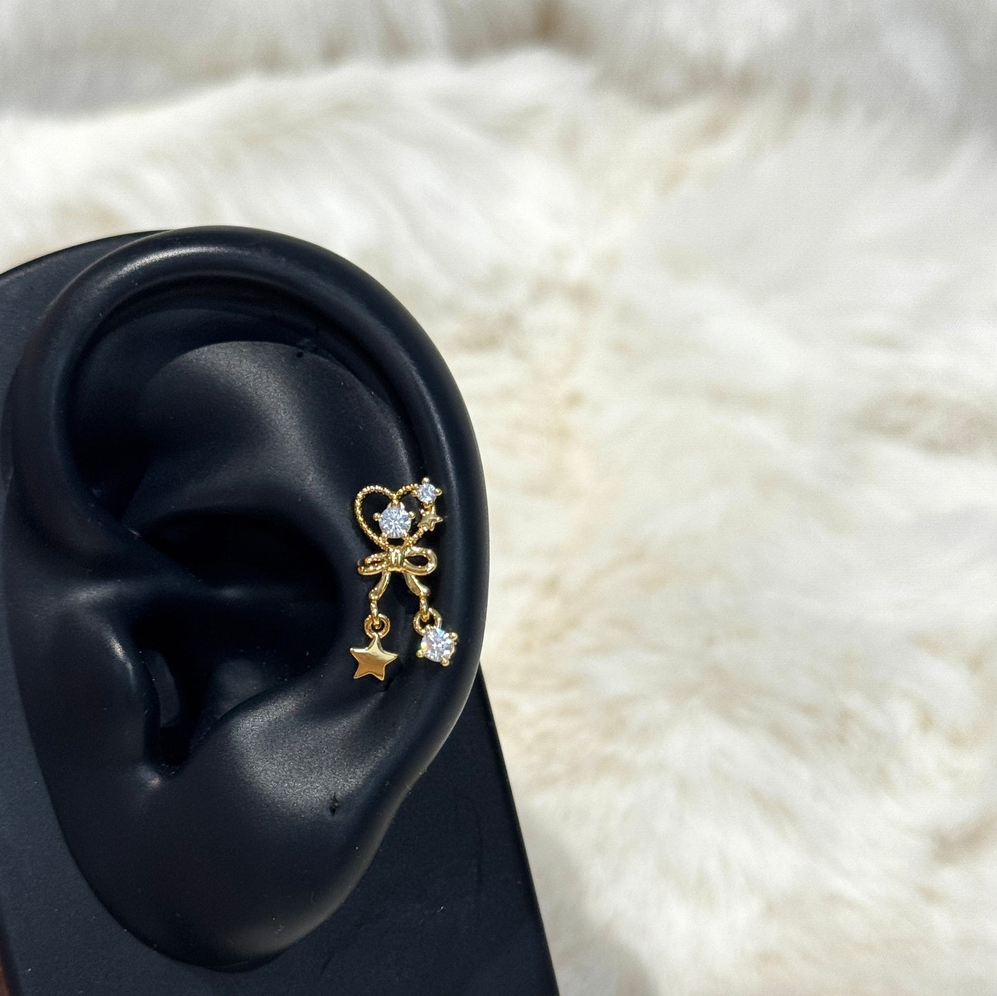 Sweetheart Bow Charm Drop