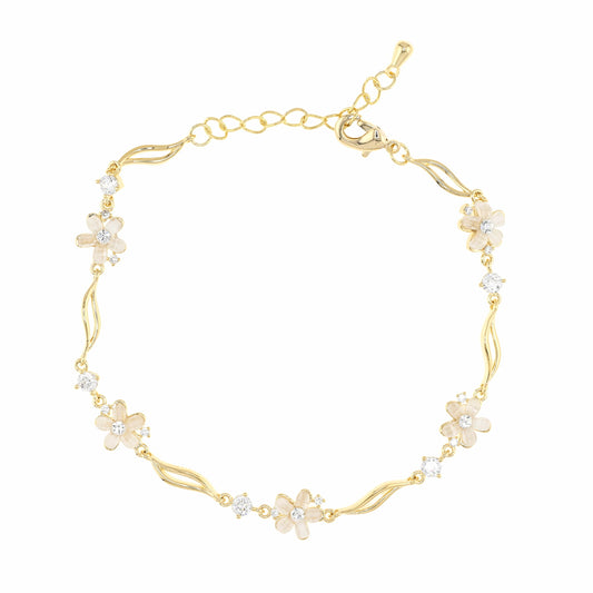 Glass Blossom Bracelet