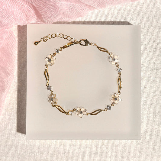 Glass Blossom Bracelet