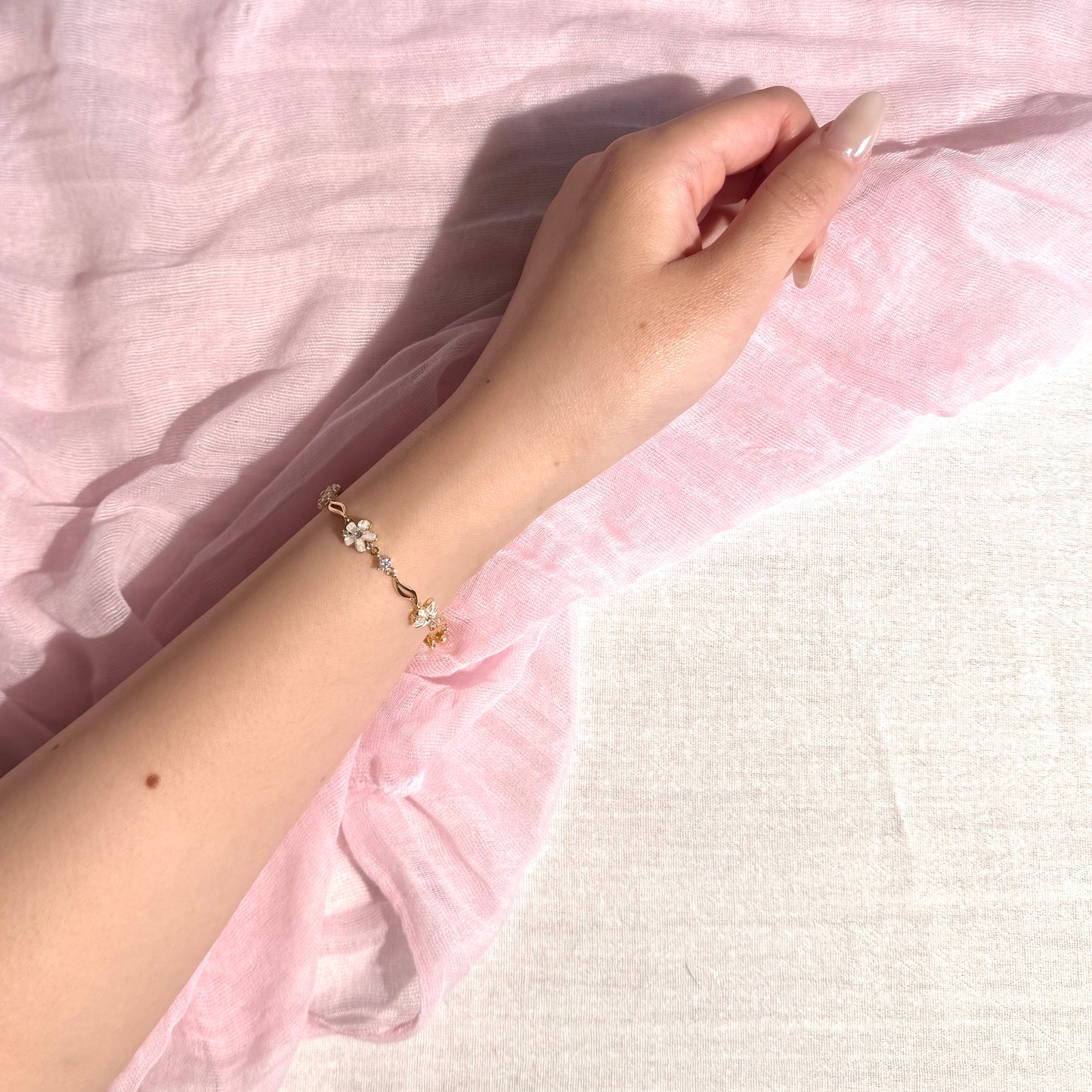Glass Blossom Bracelet