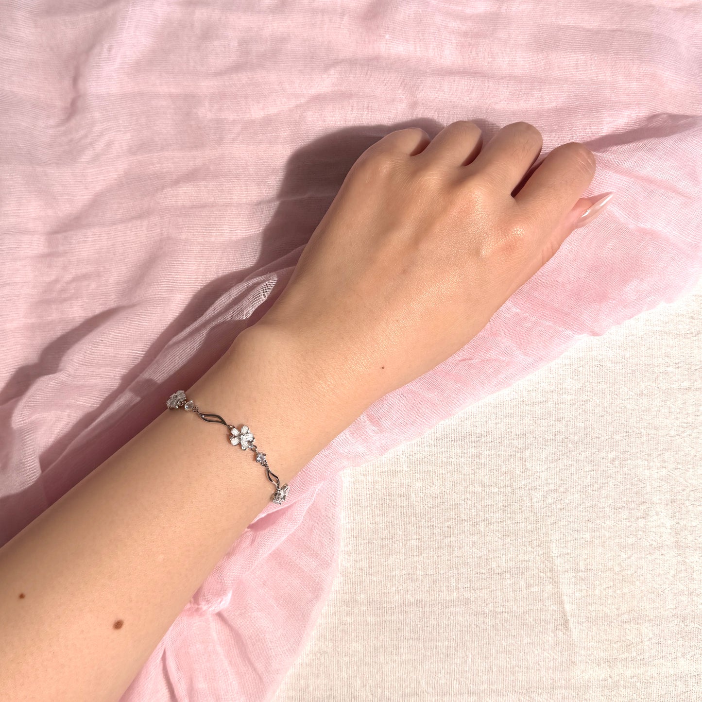 Glass Blossom Bracelet