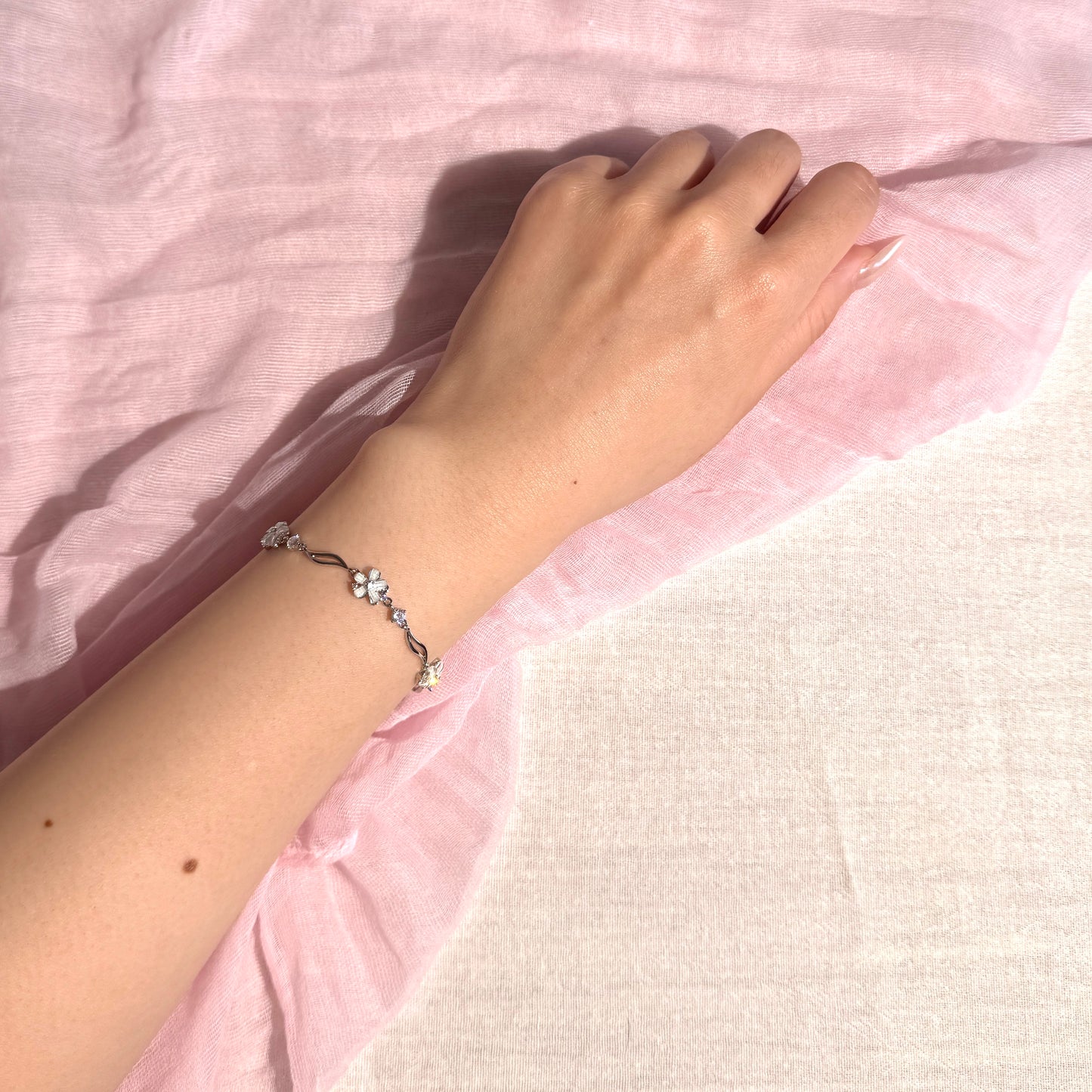 Glass Blossom Bracelet