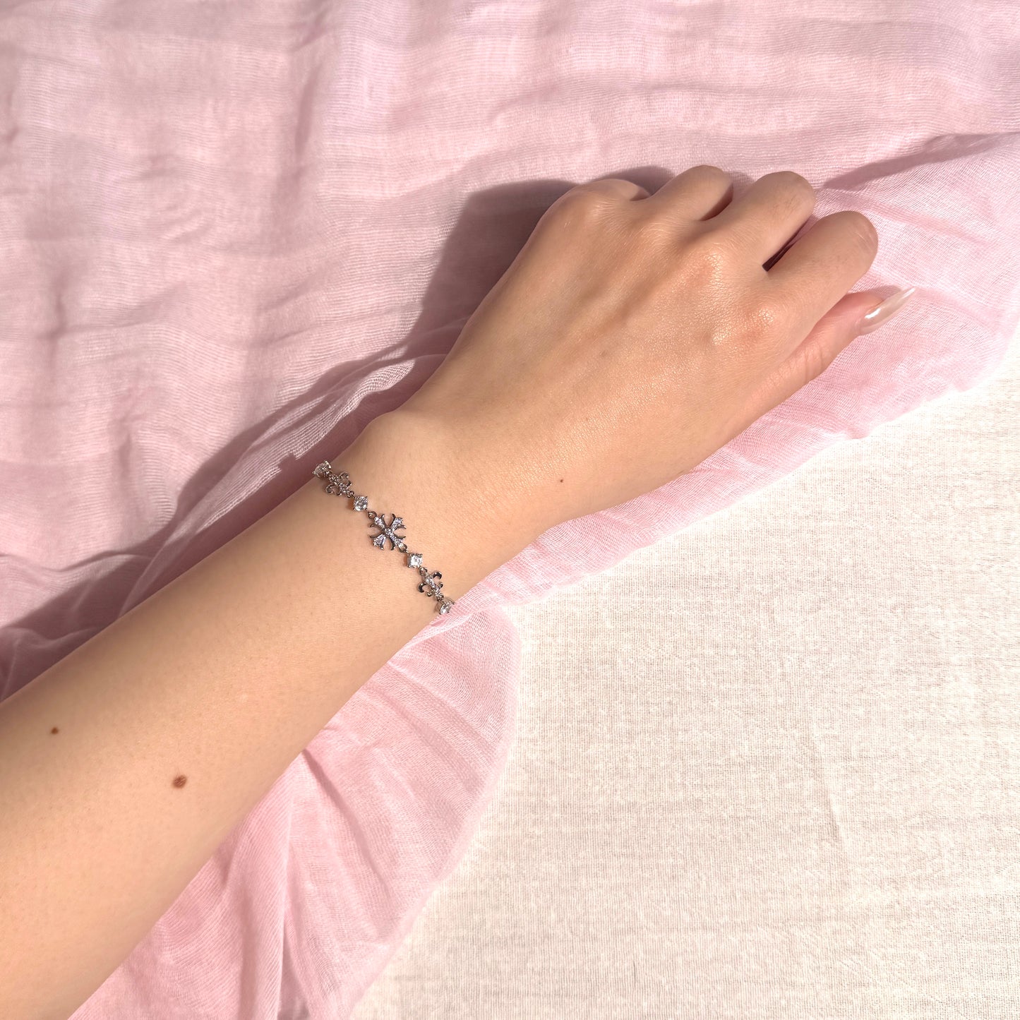 Celestial Cross Bracelet